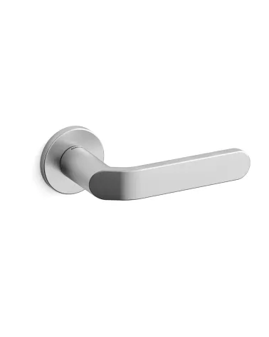 Poignée de porte chrome satiné Mandelli Callas poignée design