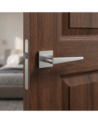 Poignée de Porte Chrome Satiné pour un cachet unique - ARNICA