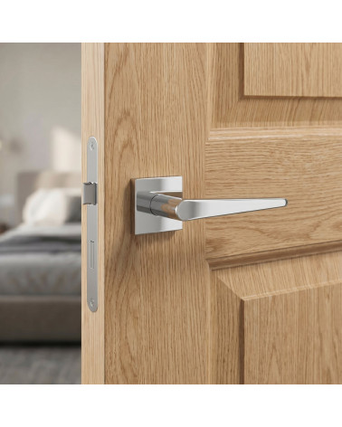Poignée de Porte Chrome Poli Élégante et Captivante - Modèle ARNICA