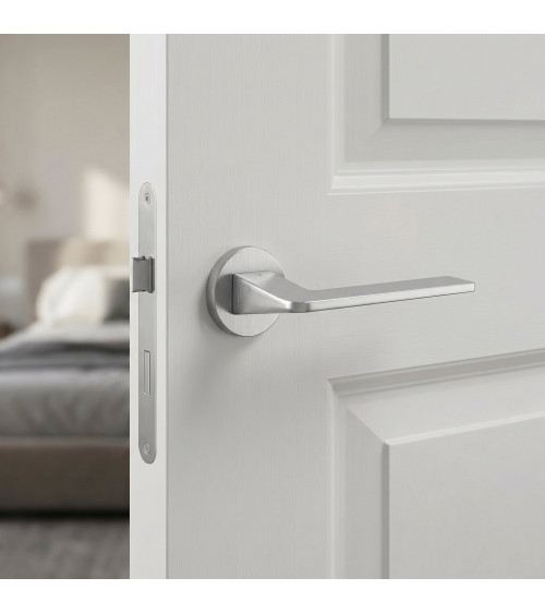 Poignée de porte chrome brossé Vava poignée design