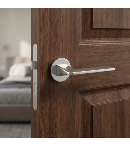 Poignée de porte chrome brossé Vava poignée design