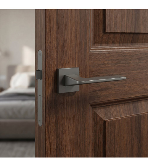 Poignée de porte anthracite Vava quincaillerie design