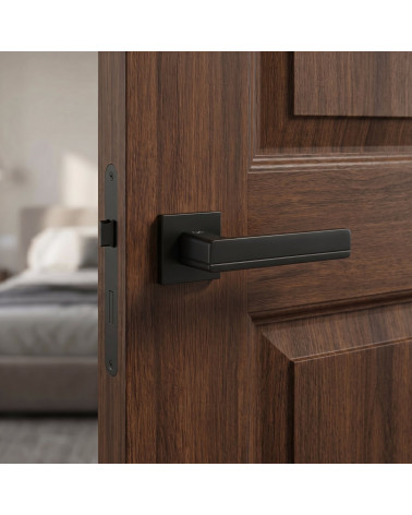 Poignées de porte noir PLATON