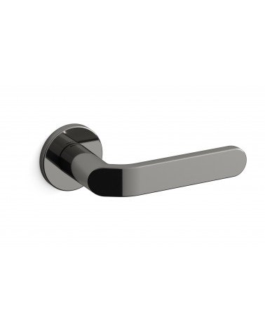 Poignée de porte nickel noir Mandelli Callas poignée design