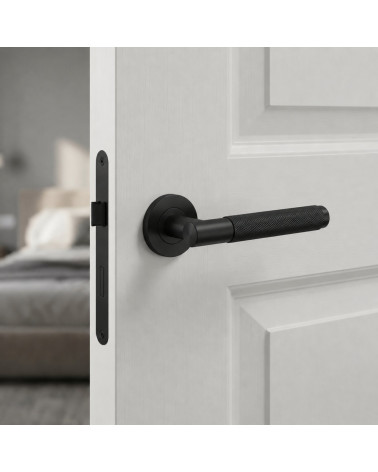 Poignées de porte noir mat Sterk OVAL 1743
