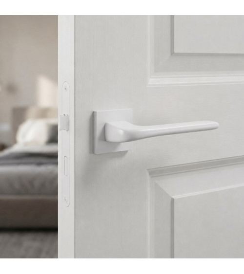 Poignée de porte blanche Solo -  poignée design