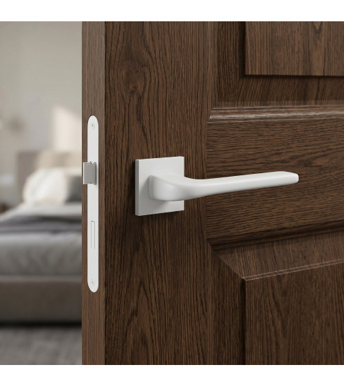 Poignée de porte blanche Solo -  poignée design