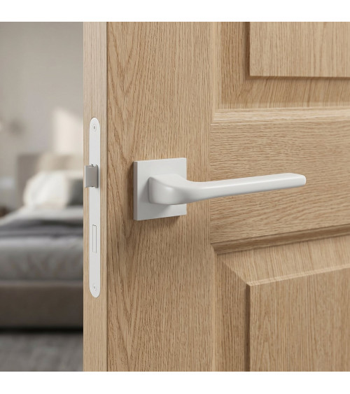 Poignée de porte blanche Solo -  poignée design