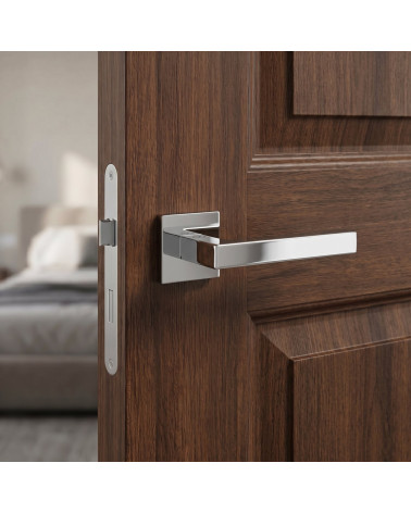 Poignée de Porte Chrome poli Line STELLA Q