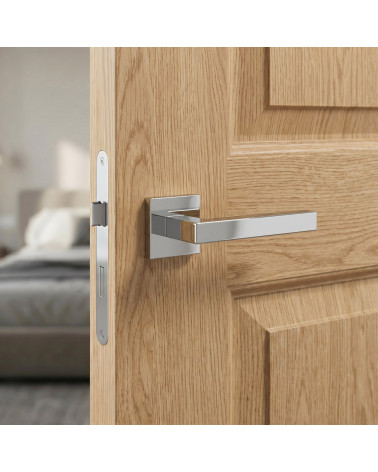 Poignée de Porte Chrome poli Line STELLA Q