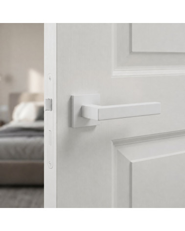 Poignée de Porte blanche Line STELLA Q