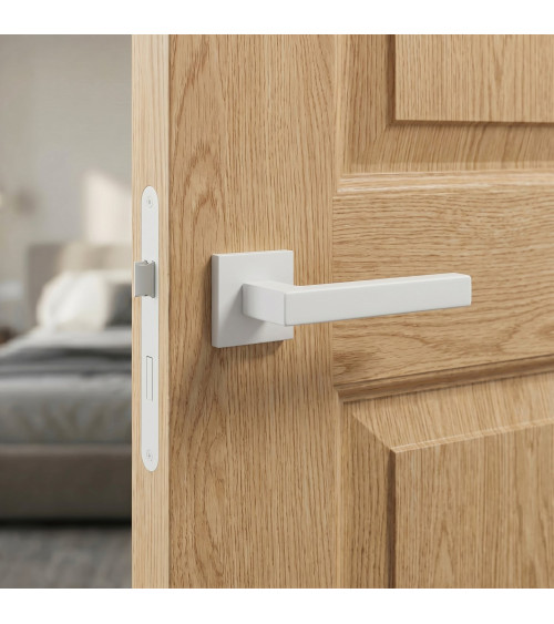 Poignée de Porte blanche Line STELLA Q