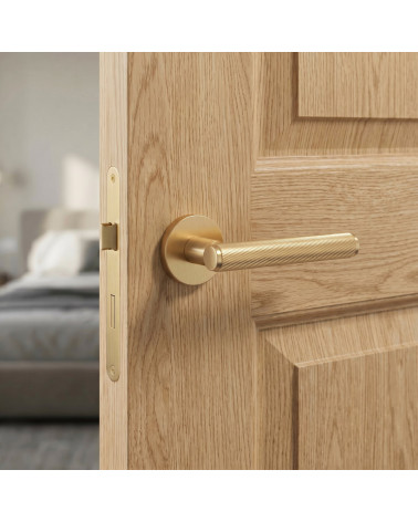 Poignée de Porte Or Mat Subtile et Prestigieuse - Modèle KERRIA