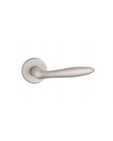 Poignée de porte nickel brossé TUPAI 1908 quincaillerie design