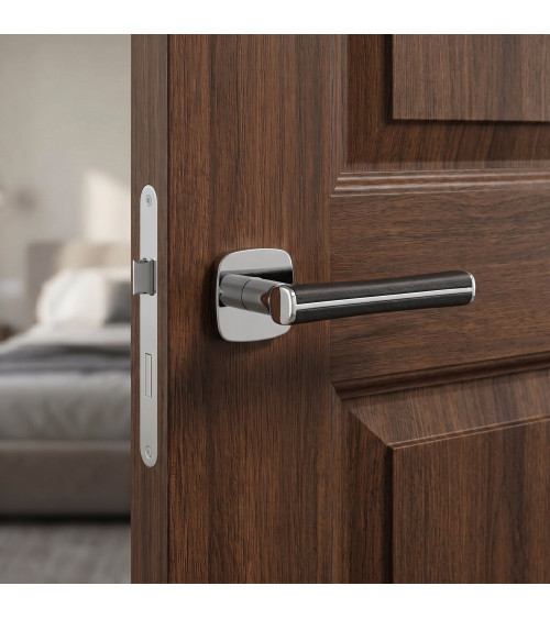 Poignée de porte chrome poli DAVIDIA poignée design