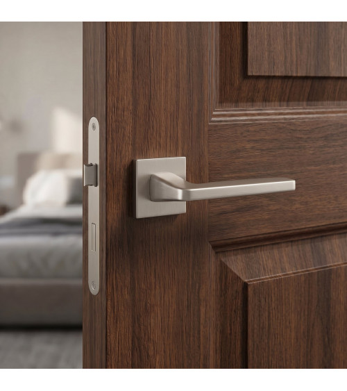 Poignée de porte nickel satiné ERBA poignée design