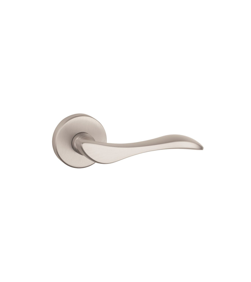 Poignée de porte nickel brossé TUPAI 940 quincaillerie design