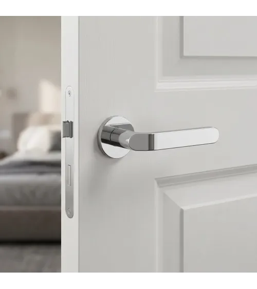 Poignée de porte chrome poli Mandelli Callas poignée design