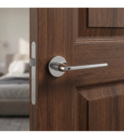 Poignée de porte chrome poli OLEANDRO poignée design