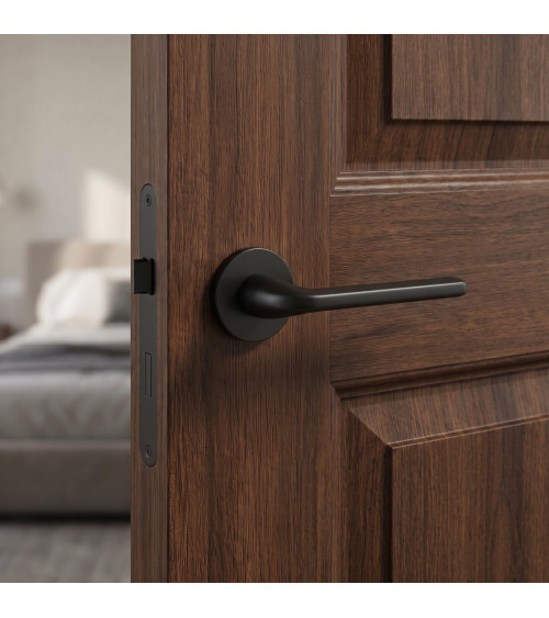 Poignée de porte noire OLEANDRO poignée design