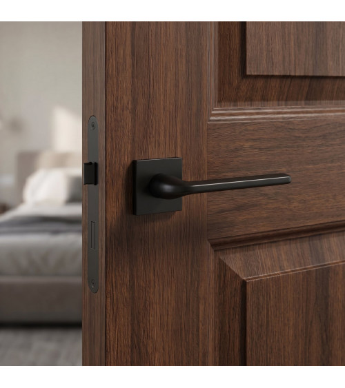 Poignée de porte noire Scandi slim poignée design