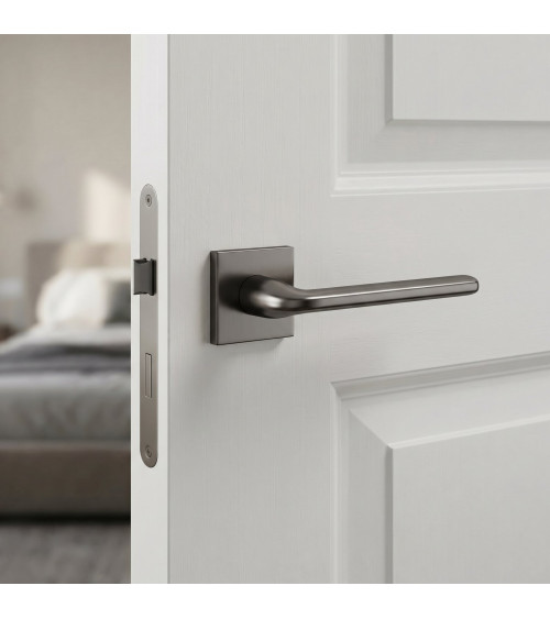 Poignée de porte graphite Scandi Slim poignée design