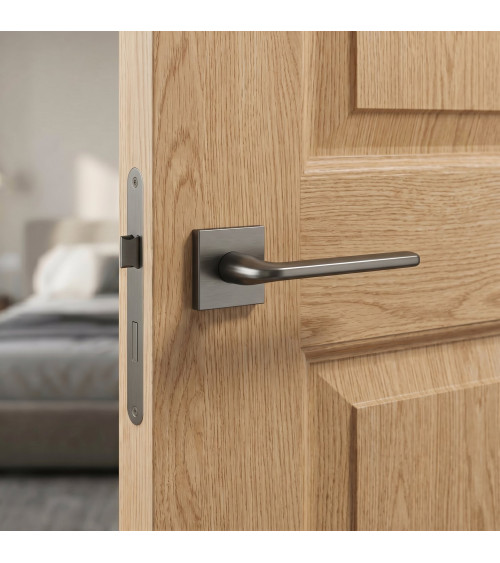 Poignée de porte graphite Scandi Slim poignée design