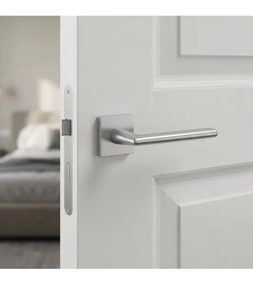 Poignée de porte chrome satiné PRIMULA poignée design