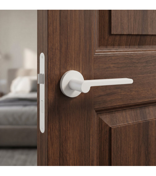 Poignée de porte blanche Pandora poignée design