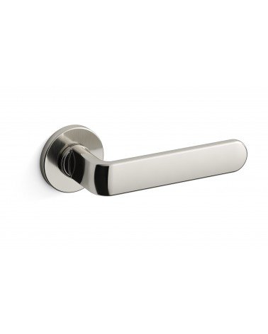 Poignée de porte nickel laqué Mandelli PP33 poignée design