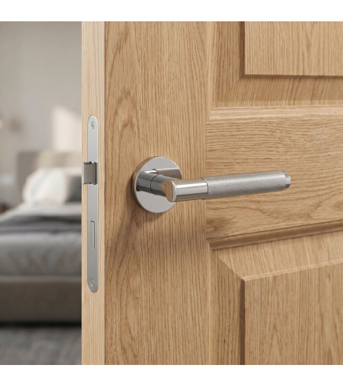 Poignée de porte chrome brillant MOLINIA poignée design