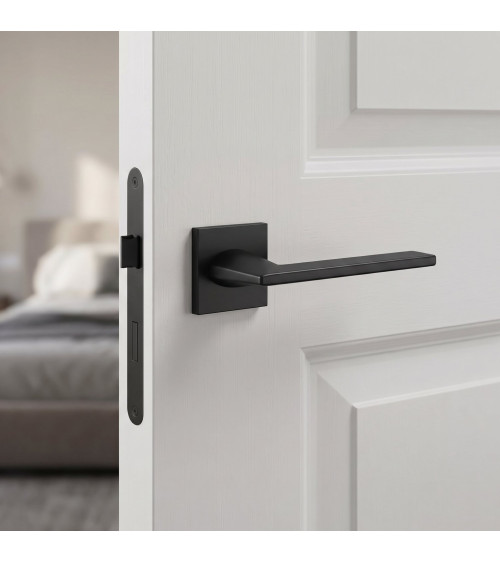 Poignée de porte noire Harmony poignée design