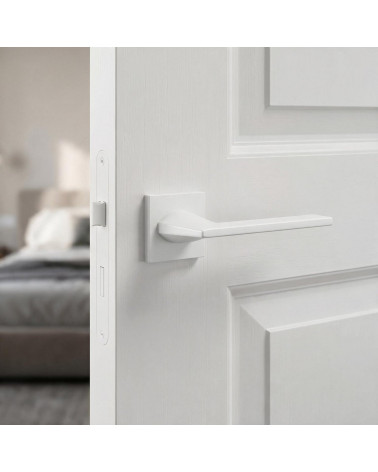 Poignées de porte blanches Harmony