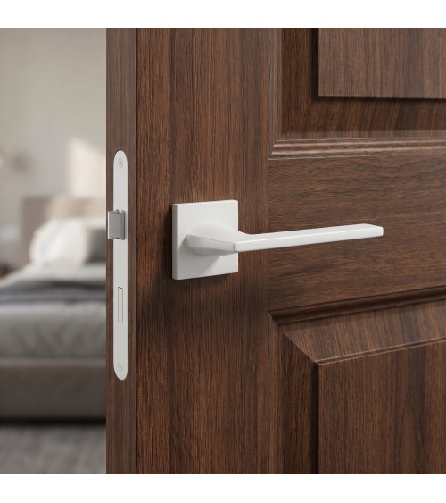 Poignée de porte blanche Harmony poignée design