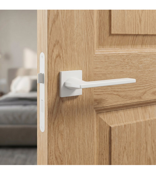 Poignée de porte blanche Harmony poignée design