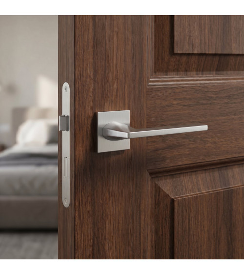 Poignée de porte chrome satiné Harmony poignée design