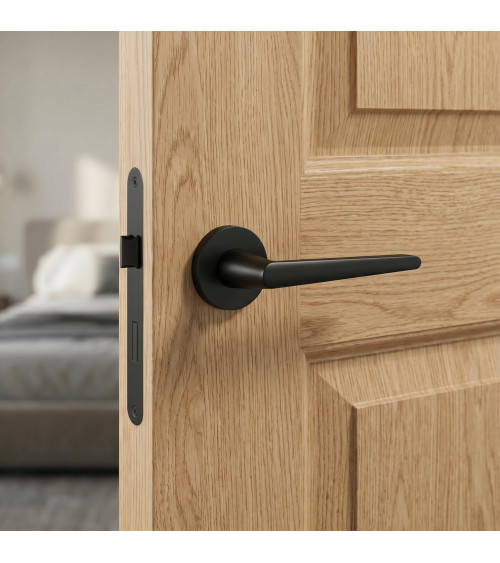 Poignée de porte noire Arrow quincaillerie design