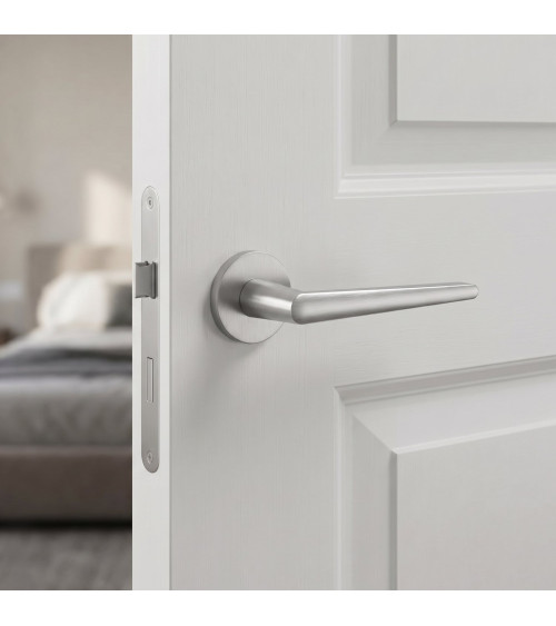 Poignée de porte chrome satiné Arrow poignée design