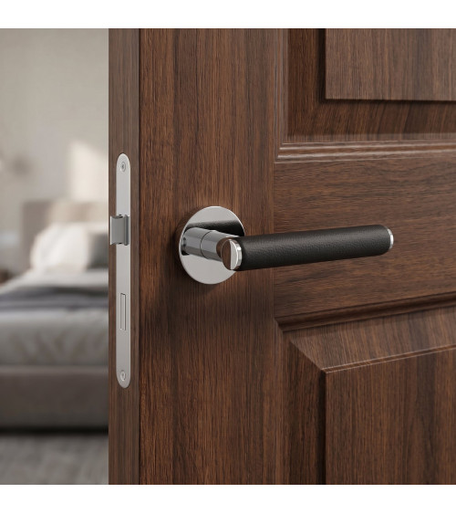 Poignée de porte chrome poli EGERIA poignée design