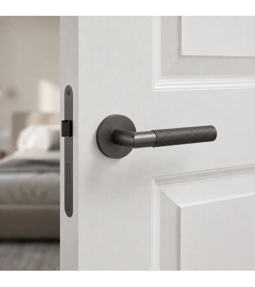Poignée de porte anthracite OVAL 1742 poignée design