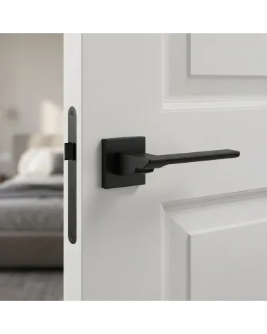 Poignée de Porte Noire au charme intemporel - Modèle TENDER