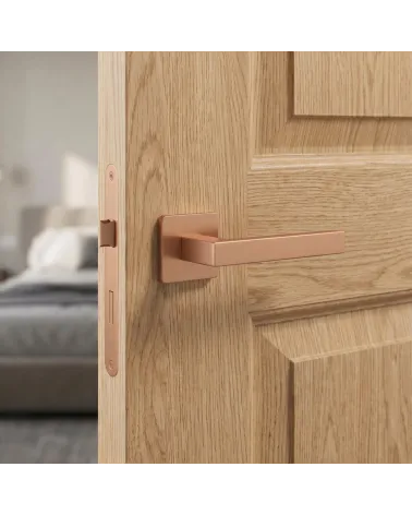 Poignées de porte cuivre KVADRAT 1760