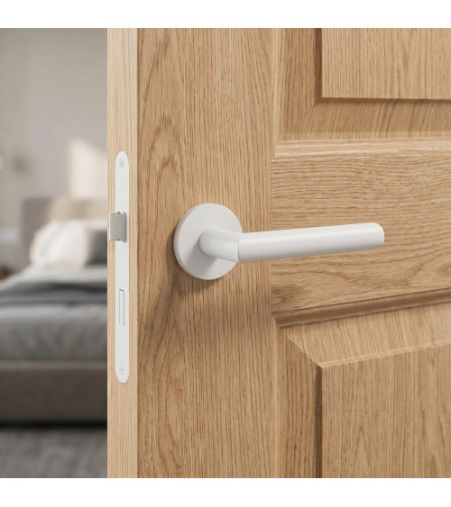 Poignée de porte blanche OVAL 1750 poignée design