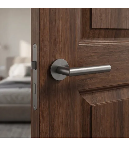 Poignée de porte anthracite OVAL 1750 poignée design