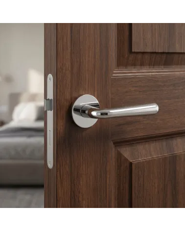 Poignée de Porte Chrome Poli pour une déco lumineuse - Modèle IRGA