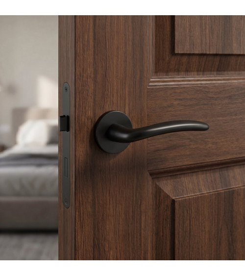 Poignée de porte noire AMBROSIA poignée design