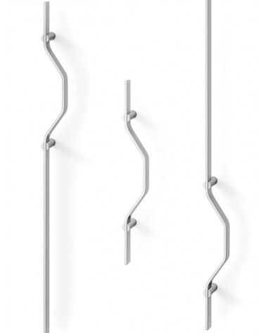 Poignée de porte en laiton Mandelli CHICANE quincaillerie design couleur 1