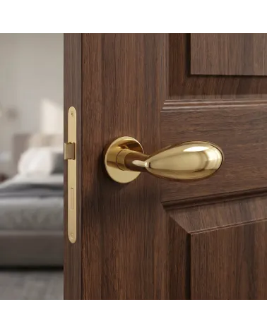 Poignées de porte chrome satiné Mandelli Led