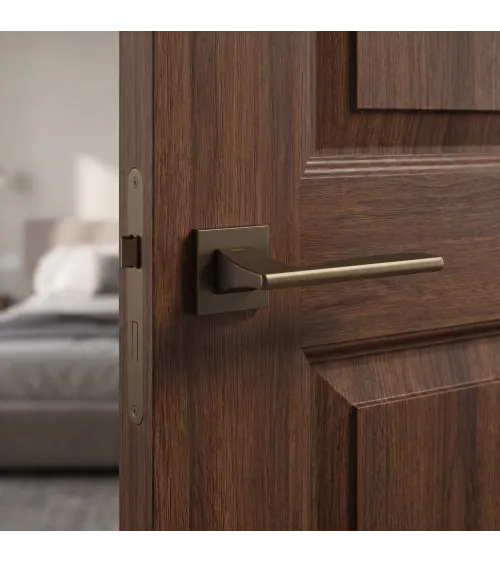 Poignée de porte bronze mat Mandelli Link poignée design