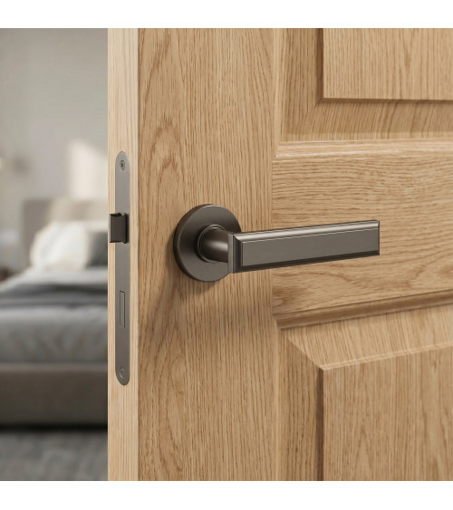 Poignée de porte graphite Kuki poignée design